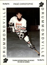 1992 Quebec Pee-Wee Tournament #187 Christophe Page