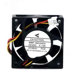 MITSUBISHI CA1027H09 MMF-06D24ES-FC4 60x25mm Fan E540-2.2/3.7/5.5K 24V 521-1 - Afbeelding 1 van 3