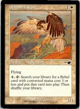 Defiant Falcon Magic The Gathering Nemesis Card Light Play