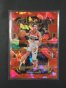 2023-24 Panini Select Basketball #18 Jordan Poole Red Cracked Ice Prizm - Picture 1 of 2