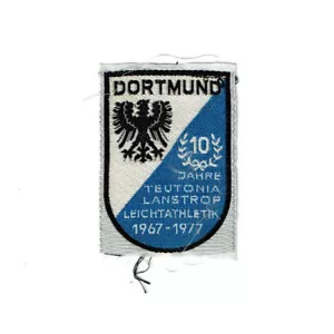 Parche raro Dortmund 10 años Teutonia Lanstrop atletismo 1967-1977 - Imagen 1 de 1