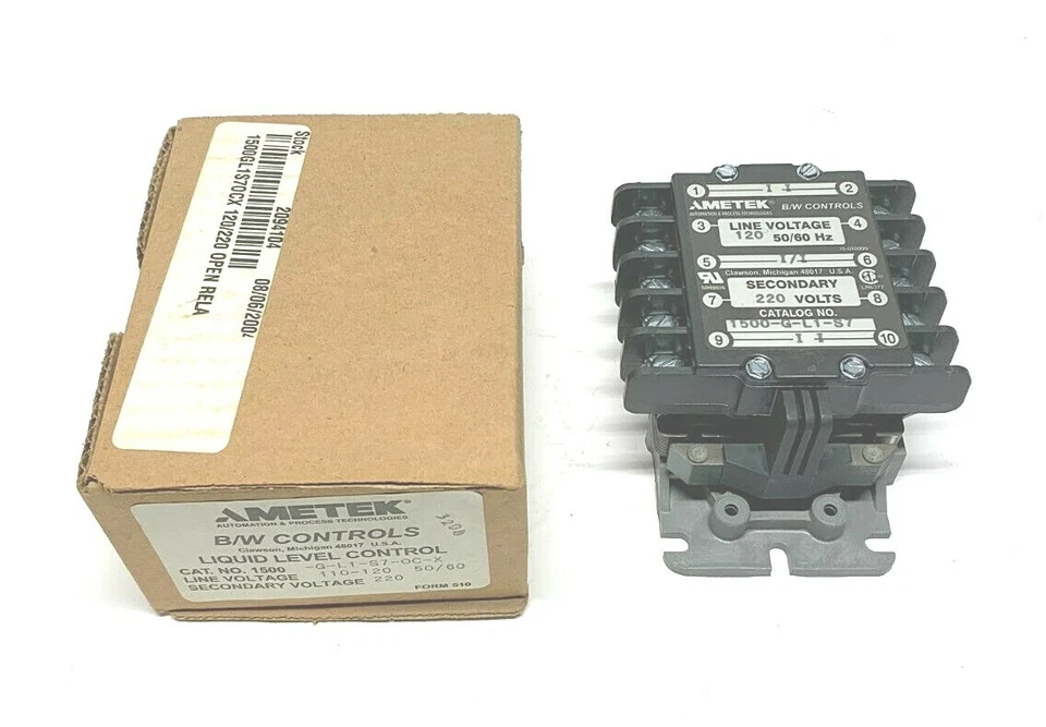 AMETEK 1500-G-L1-S7 LIQUID LEVEL CONTROL 1500-G-L1-S7-OC-X
