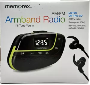 Memorex Digital AM FM Armband Radio MR700GN batteriebetrieben - Bild 1 von 9