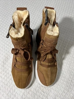 Pajar Exo F легкий стриженный мех женщин овчины зимние кроссовки ботинки размер 7-7,5 - Изображение 1 из 4