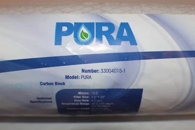 Genuine Pura- Aquaflow UVBB carbon block filter. - Image 1 of 4