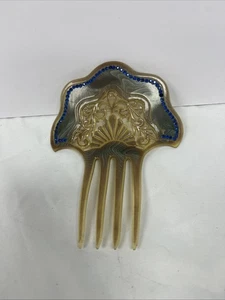 vintage decorative hair comb, likely from the Art Deco era  - Picture 1 of 3