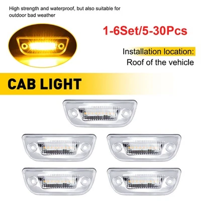 Juego de 1-6 luces LED de techo para camiones Peterbilt 579 y Kenworth T680 T770 Foto 1 de 4