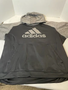 Adidas Hoodie 3XLT Black & Gray Clima Warm - Picture 1 of 12