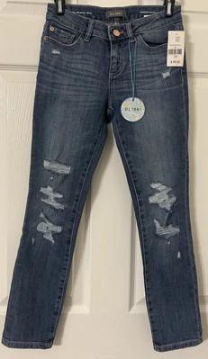 NWT DL1961 Girls Size 10 Harper Boyfriend Ramsey Jeans - Image 1 of 4