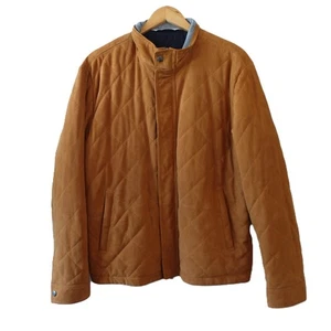 Peter Millar Crown Suede Jacket Mens Large Quilted Water Wind Resistant $1295  - Picture 1 of 14