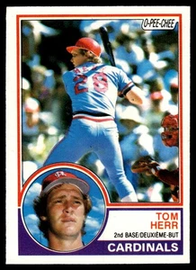 1983 O-Pee-Chee Tom Herr St. Louis Cardinals #97 - Picture 1 of 2