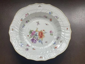 MEISSEN Vintage Basic Flower Plate Antique - Picture 1 of 7