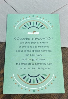 College Graduation Graduate Congratulations 5"x7" Hallmark Greeting Card - Image 1 of 4