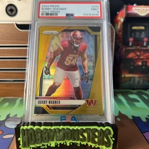 🏈 2024 Panini Prizm Bobby Wagner Gold Prizm /10 PSA 9 POP 2 Commanders 🔥🥵 - Picture 1 of 2