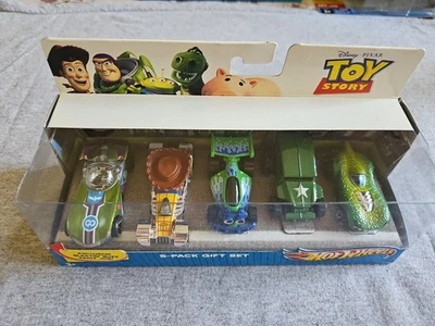 2010 Hot Wheels Toy Story EXCLUSIVE BUZZ REX BUCKET O' WOODY RC Great Package - Image 1 of 4