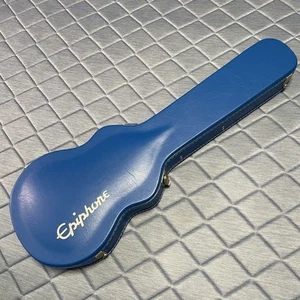 Epiphone Limited Edition Blue Hard Case Genuine Guitar Case New - Picture 1 of 9