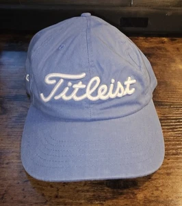 TITLEIST Hat Cap Adult Blue Strapback Golf Hat - Picture 1 of 6