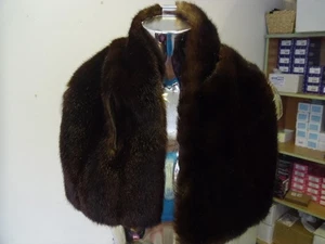 Vintage Harrods Gordana Faux fur stole 34 cms long x 20cms wide - Picture 1 of 13
