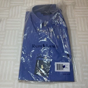 Ralph Lauren Shirt Mens 15.5 32/33 Classic Fit Blue Button Down New NWT NIP - Picture 1 of 7