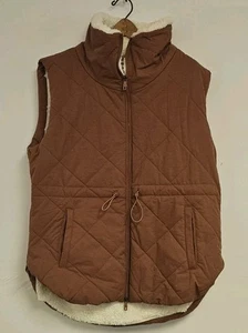 Avalanche Steppweste Fleece gefüttert Burnt Orange Gr. XL mit verstellbarer Kordel - Bild 1 von 4