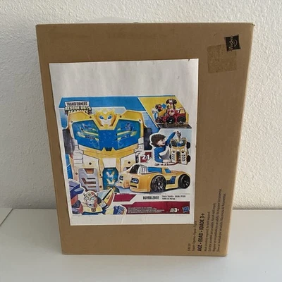 Playskool Heroes Transformers Rescue Bots Academy Bumblebee Track Tower *Open - Image 1 of 4