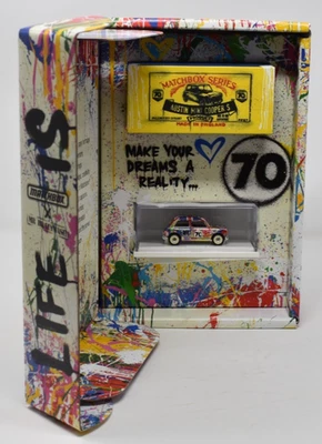 Matchbox Set Austin Mini Cooper S Matchbox X Mr Brainwash Art Is An Adventure - Bild 1 von 4