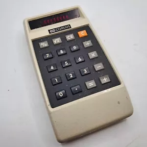 Corvus 310 Vintage elektronischer Taschenrechner 4 AA Batterien getestet funktioniert - Bild 1 von 9