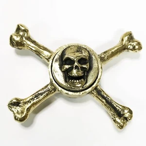 Brass - Skull fidget spinner - Picture 1 of 1