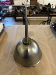 Vintage Eagle 1/3 Pint Thumb Oiler Oil Can Made In USA Brass Top - Picture 1 of 5