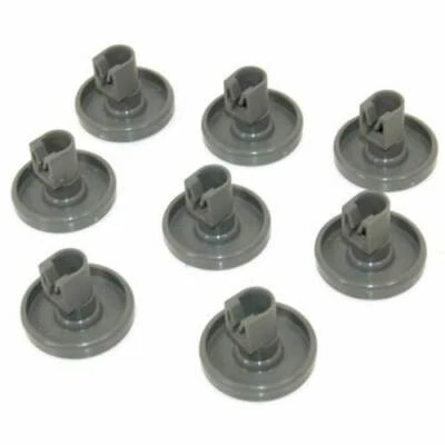 Kit de roda de cesta inferior de máquina de lavar louça AEG genuíno x 8 - Imagem 1 de 3