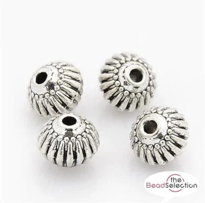 TOP QUALITY 20 TIBETAN SILVER LANTERN SPACER BEADS 8mm JEWELLERY MAKING (TS1) - Image 1 of 3