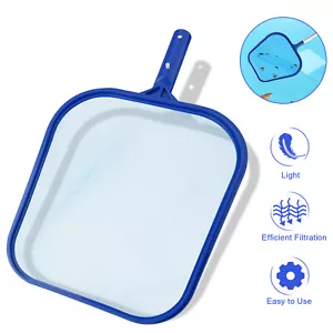 Swimming Pool Leaf Skimmer Mesh Shallow Net Hot Tub Spa Pond Pool Cleaner USA - Picture 1 of 10
