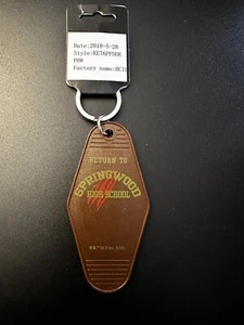 THE NIGHTMARE ON ELM STREET SPRINGWOOD HIGH SCHOOL KEYCHAIN - NEW - Picture 1 of 3