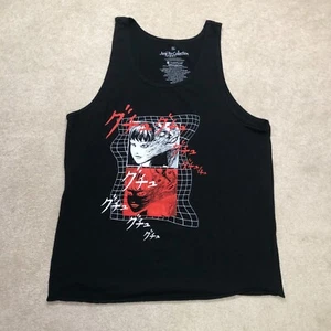 Junji Ito Collection Sleeveless Tan Top T Shirt Youth XL Black Crucnchyroll - Picture 1 of 9