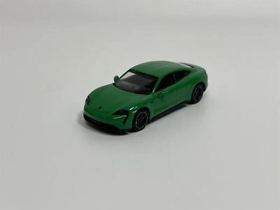 Porsche Taycan Turbo S 2019 Verde Metallico 1:87 Minichamps 870068402 - Immagine 1 di 4