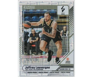 2024-25 Panini Donruss Euroleague Press Proof 021/275 #96 Joffrey Louvergne - Picture 1 of 3