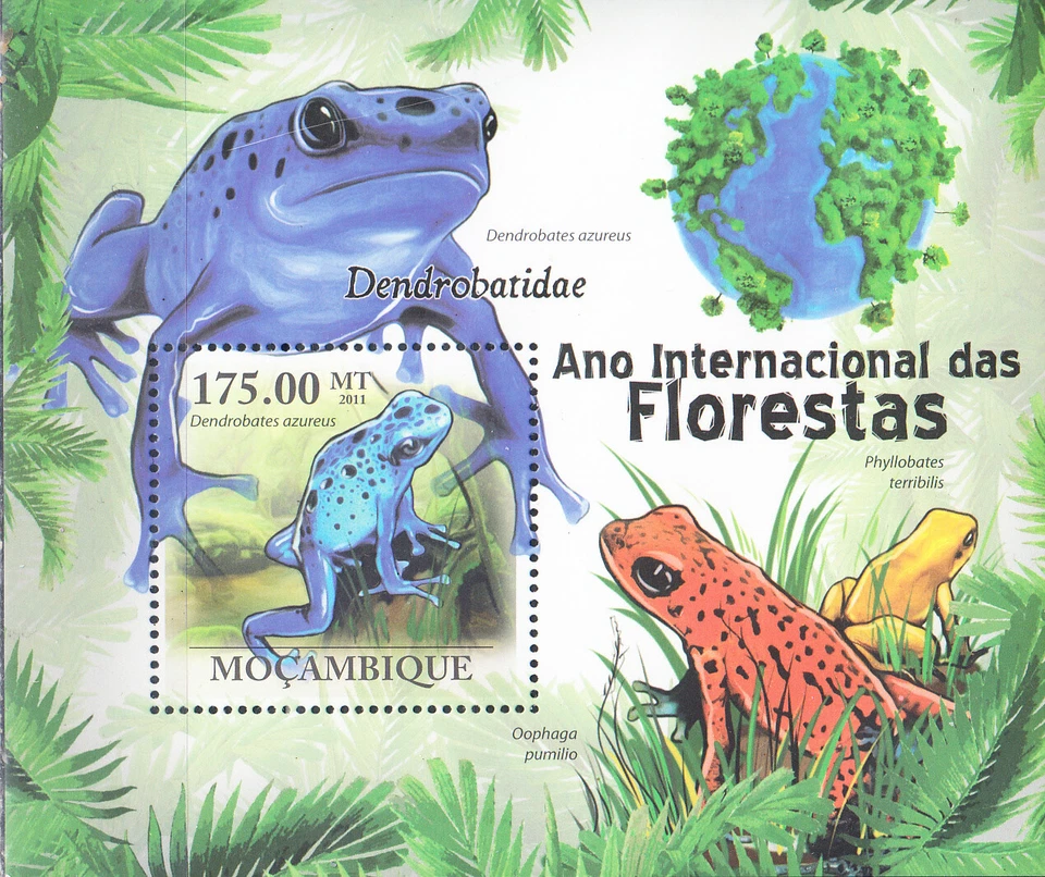 W MOZAMBIQUE 2219 INTERNATIONAL FORESTS YEAR FROGS - Image 1 of 1