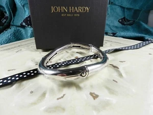 John Hardy Bracelet ~ Bamboo Sterling Silver Curved Bangle - Picture 1 of 2