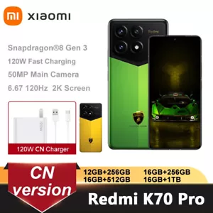 Xiaomi Redmi K70 Pro Champion Snapdragon 8 Gen 3 NFC 2K 120Hz 120W 50MP 24GB+1TB - Picture 1 of 14