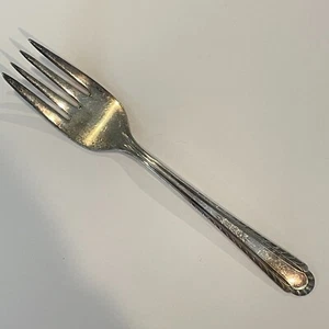 International Silver Fork WENTWORTH 1938 VTG Silverplate Salad - Picture 1 of 12