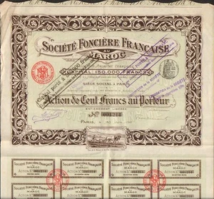 DECO => Société Foncière Française au MAROC (N) - Picture 1 of 1
