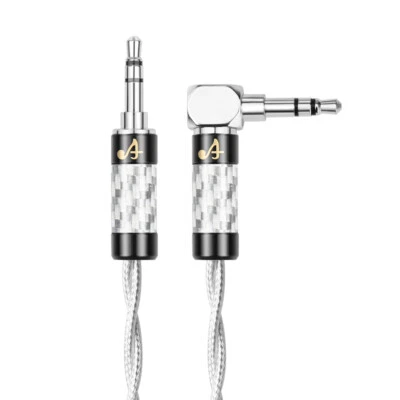 Sterling silver AUX Cable 3.5mm Audio Cable 3.5 mm Jack Speaker headphone Cable - Image 1 of 4