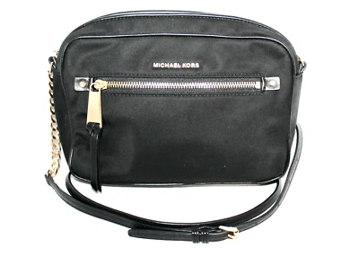 Bandolera MICHAEL KORS Polly Grande East West Correa de Cadena Negra Nylon 32T8GP5C3C Foto 1 de 4