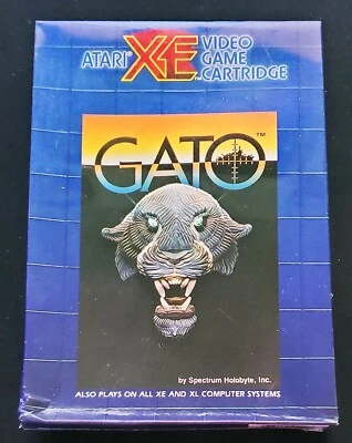 GATO Game Cartridge NEW In Box for Atari XL/XE/XEGS Home Computers RX8090 - Image 1 of 4
