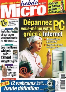 Micro Hebdo N°412 9 Au 15 Mars 2006 : Depanner Le pc grace a internet - Picture 1 of 1