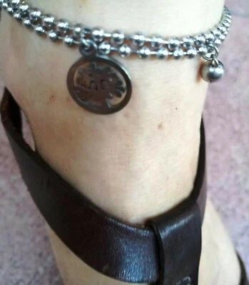 CAVIGLIERA Albero della Vita- acciaio bagnata argento- Sexy- Danza del Ventre - Immagine 1 di 4