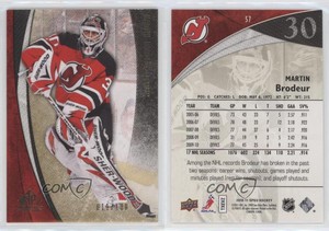 2010-11 SP Game Used Edition Gold /100 Martin Brodeur #57 HOF