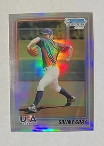 Sonny Gray 2010 Topps 1st Bowman Chrome USA Baseball REFRACTOR #USA-BC9  161/777 - Picture 1 of 2