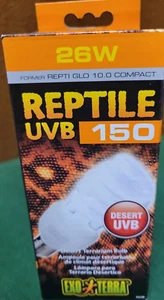 Exo Terra Reptile UVB 150 Desert Terrarium Bulb 26W Brand New in Package - Picture 1 of 1