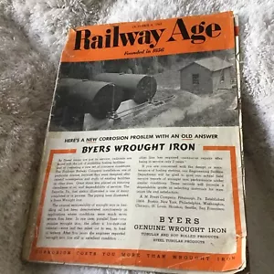 Vtg Railway Age October 4, 1941 Magazine, Byers Wrought Iron….0137 - Picture 1 of 8
